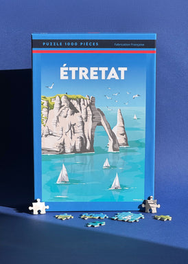 Puzzle 1000 pièces d'Etretat en normandie