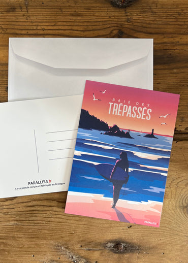 Carte postale de la Baie des Trépassés