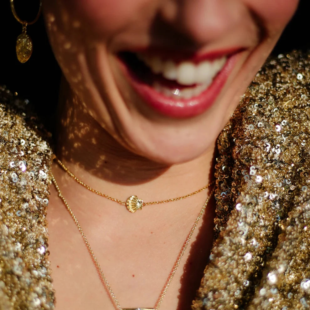 Collier coquille Saint Jacques - Sainte Jakez - Parallèle 48