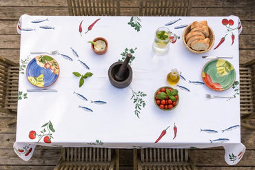 Nappe en coton enduit - Recette de cuisine - Parallèle 48