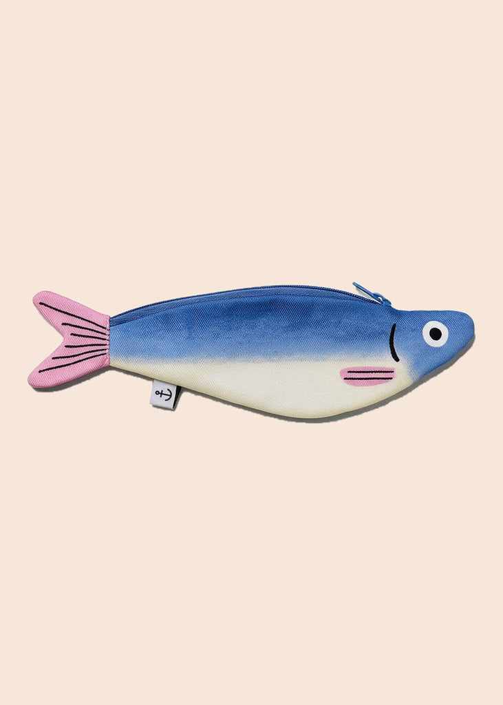 Porte-clés pochette Sardine bleue Don Fisher, fermee