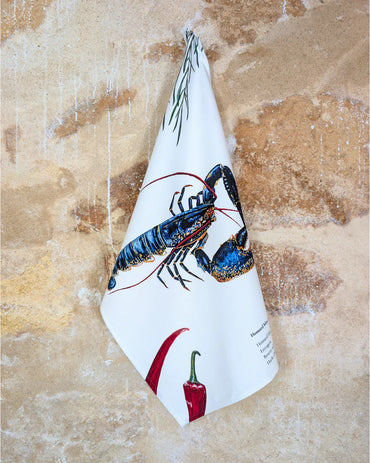 Torchon 100% coton - Homard au beurre d'Estragon - Parallèle 48
