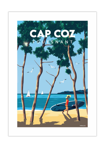 Affiche du Cap Coz à Fouesnant