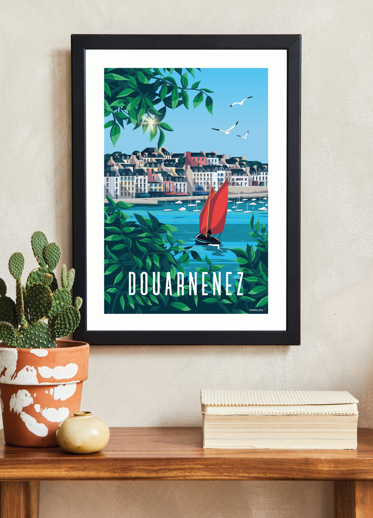 Affiche du Port du Rosmeur à Douarnenez