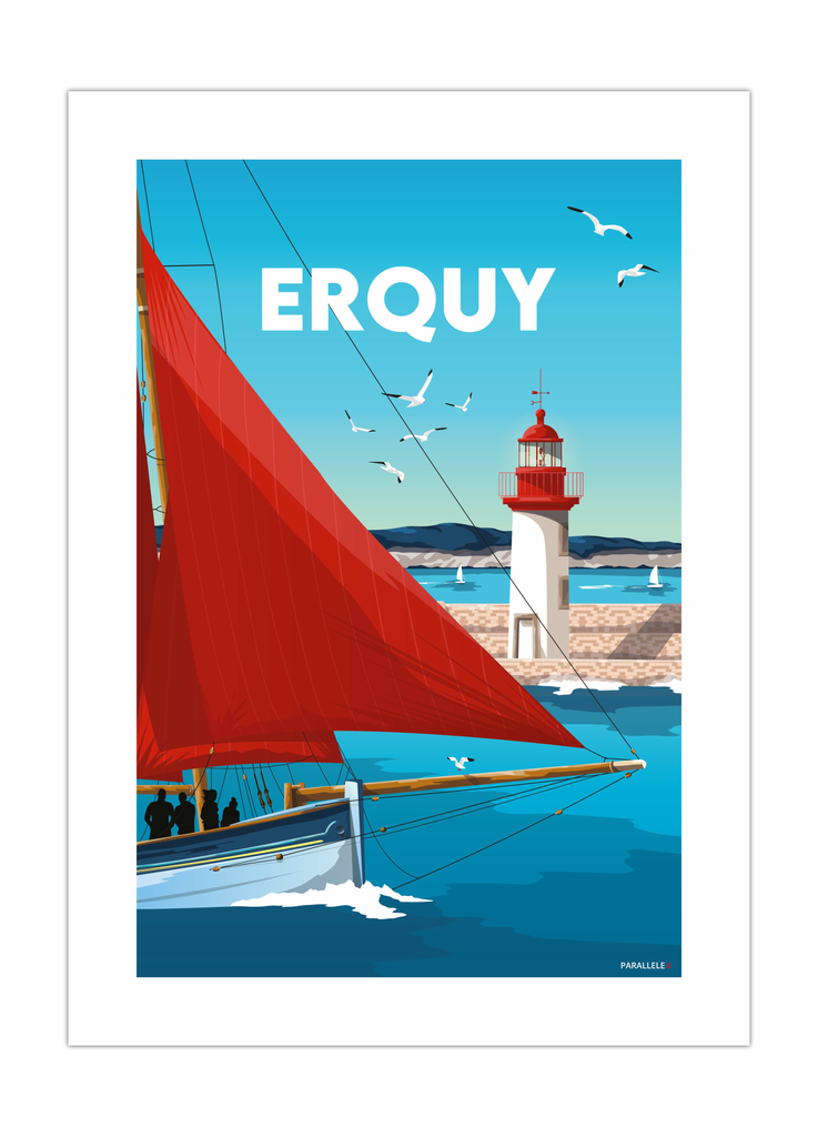 Affiche du port d'Erquy