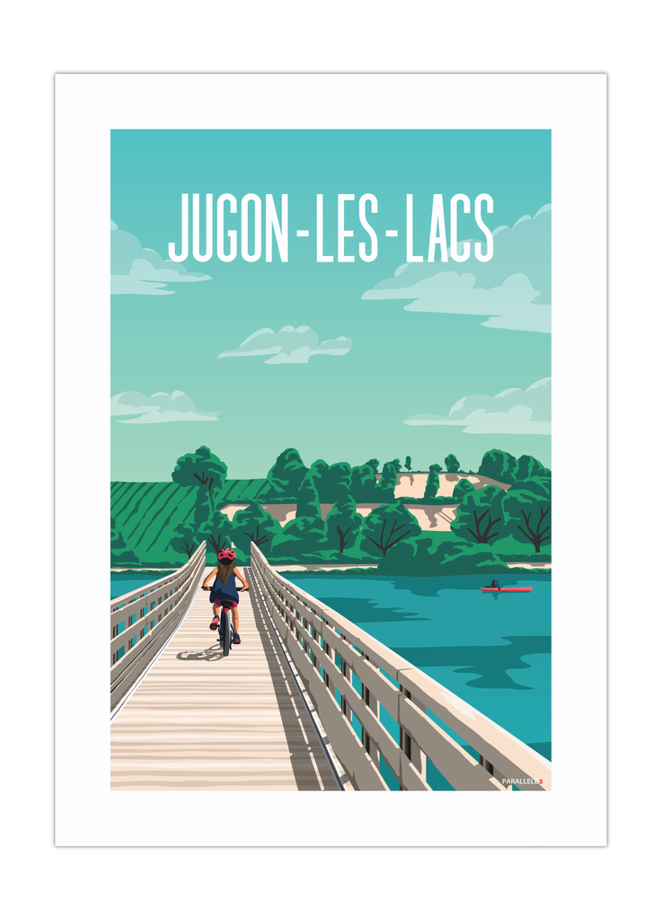 Affiche du lac de Jugon-les-lacs
