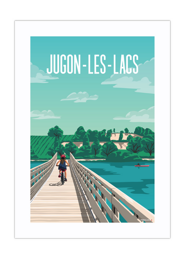 Affiche du lac de Jugon-les-lacs