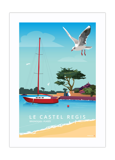 Affiche du Castel Régis à Brignogan-Plages