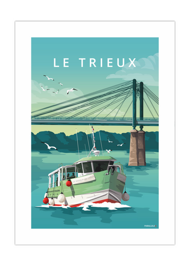 Affiche du bateau du passeur du Trieux