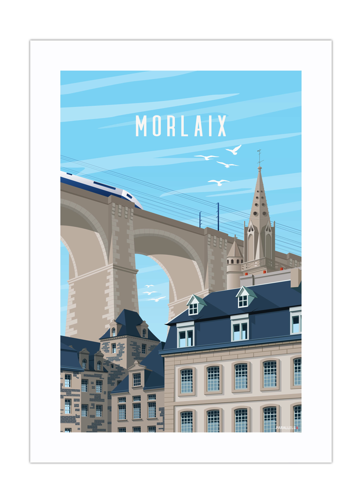 Affiche du pont de Morlaix