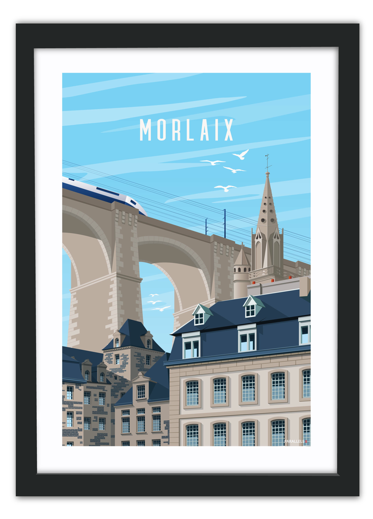 Affiche Morlaix Bretagne Finist re Nord Viaduc Poster D co Parall le 48 affiche-morlaix-bretagne-finist-re-nord-viaduc-poster-d-co-parall-le-48