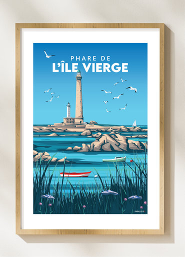 Affiche du Phare de l'Île Vierge à Plouguerneau
