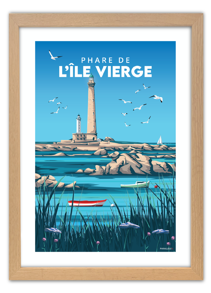 Affiche du Phare de l'Île Vierge à Plouguerneau