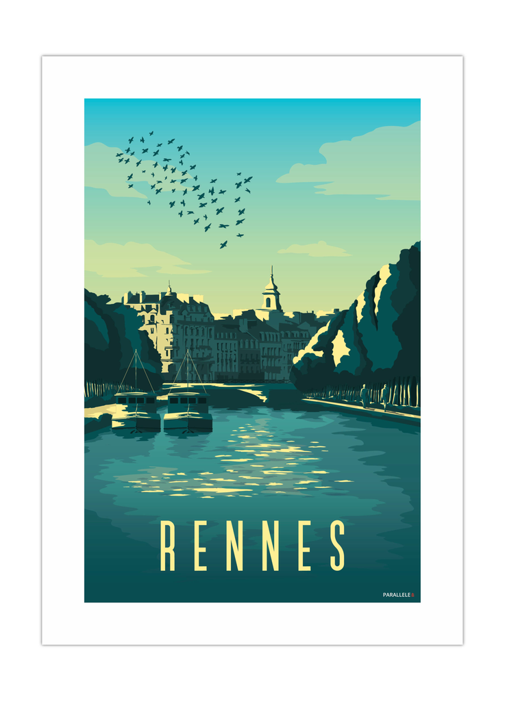 Affiche des quais de Rennes