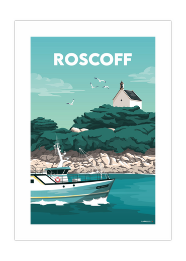 Affiche de la Chapelle Sainte-Barbe à Roscoff
