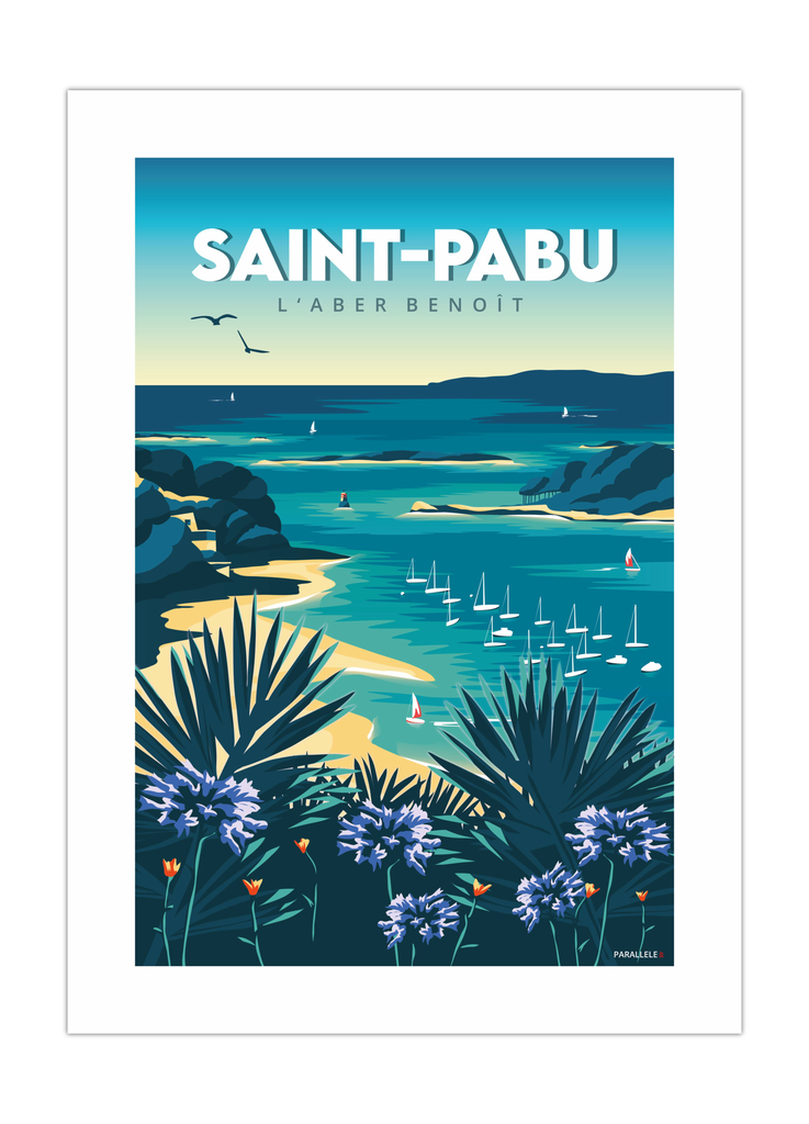 Affiche de l'Aber Benoit à Saint-Pabu