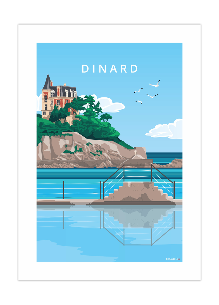 Affiche du plongeoir de Dinard
