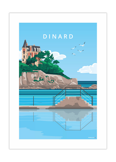 Affiche du plongeoir de Dinard