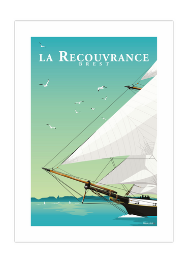 Affiche de la Recouvrance de Brest dans la rade