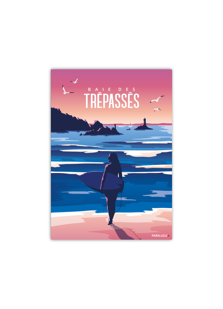 Carte postale de la Baie des Trépassés