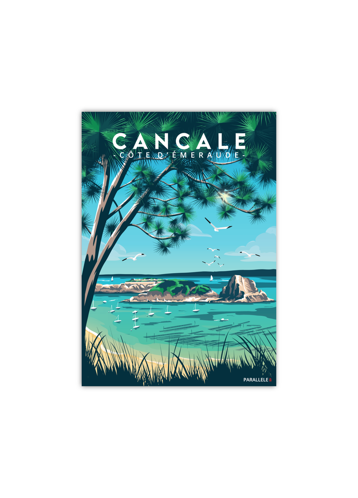 Carte postale de l'île des rimains à Cancale
