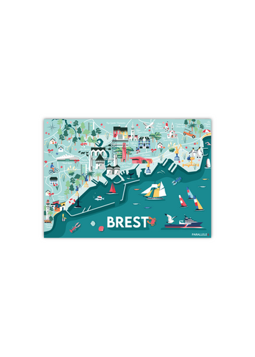 Carte postale de Brest