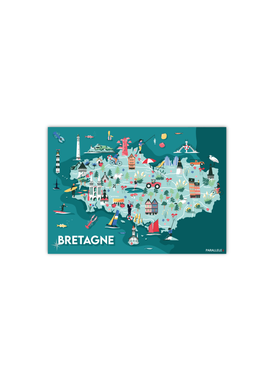 Carte postale de la Bretagne