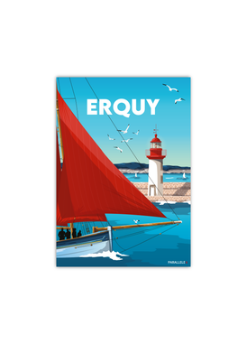 Carte postale d'Erquy dans les Côtes d'Armor