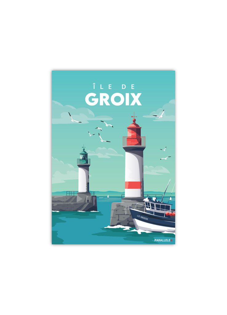 Carte postale de Port Tudy à l'île de Groix