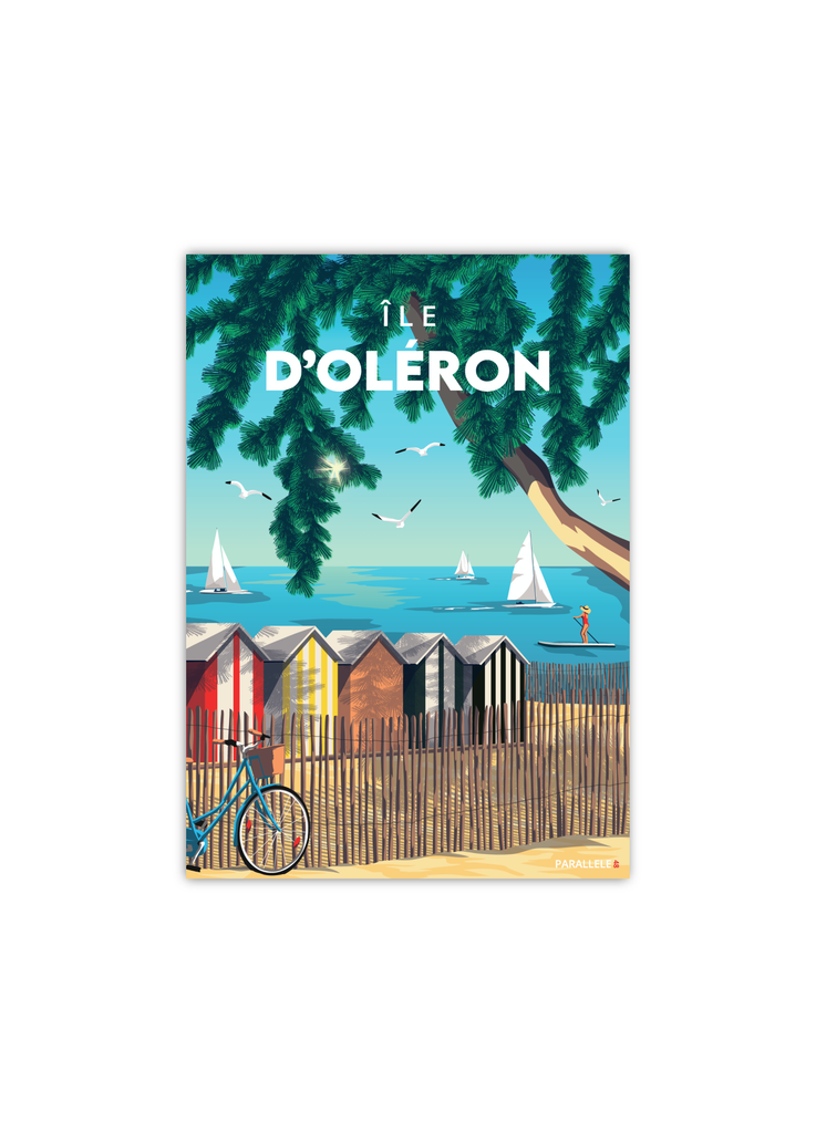 Carte postale de l'île d'oléron