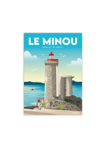 Carte postale du phare du petit minou