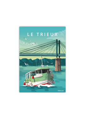 Carte postale du Trieux dans les Côtes d'Armor
