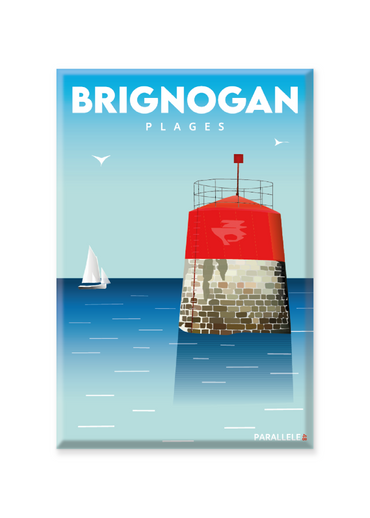 Magnet de la Balise de Brignogan-Plages