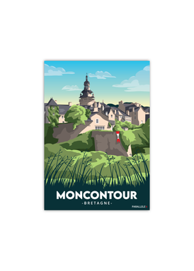 Carte postale de Moncontour dans les Côtes d'Armor