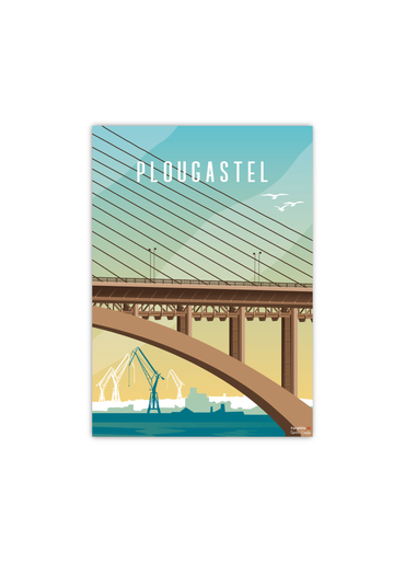 Carte Postale du Pont de Plougastel