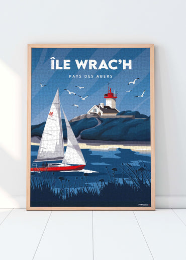 Puzzle du Phare de l'Île Wrac'h dans le Pays des Abers