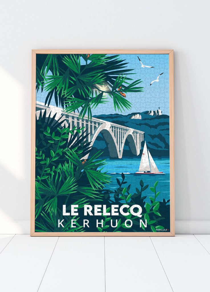 Puzzle 1000 pièces du Pont de l'Iroise au Relecq-Kerhuon