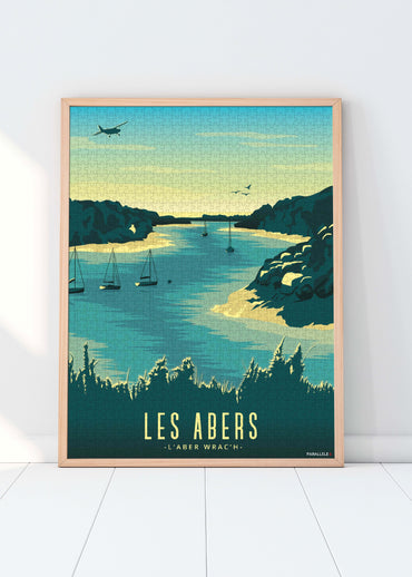 Puzzle 1000 pièces de l'Aber Wrac'h dans le pays des abers