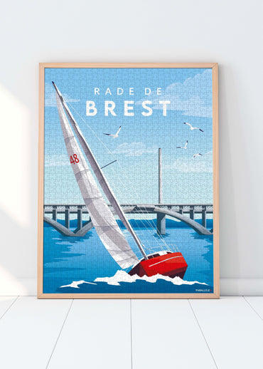 Puzzle 1000 pièces de la rade de Brest