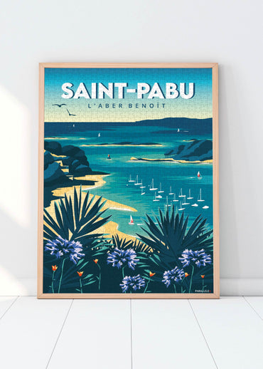 Puzzle 1000 pièces de Saint-Pabu et de l'Aber Benoît