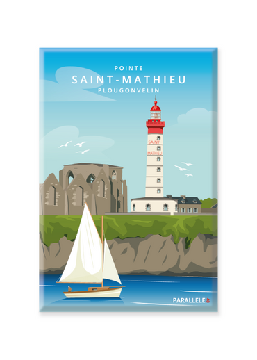 Magnet "Pointe Saint-Mathieu - Plougonvelin" - Parallèle 48